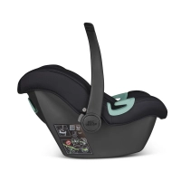 Poussette Double ABC Design Zoom 2 - Coal + 2 Coques Auto Tulip i-Size - Black