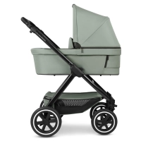 Poussette ABC Design Samba 2 - Pine + Coque Auto Cybex Cloud G i-Size - Moon Black