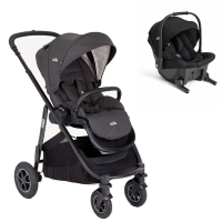 Poussette Joie Versatrax - Shale + Coque Auto Sprint - Eclipse