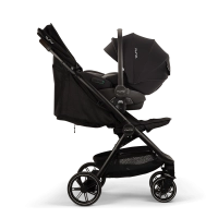 Poussette Nuna Trvl lx + Coque Auto Arra Flex - Caviar