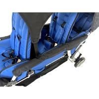 Poussette 3 Places Boutique Nounou modèle 5 - Bleu