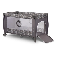 Lit Parapluie Lionelo Sven Plus - Grey Scandi