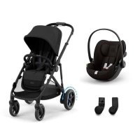 Poussette Cybex eGazelle S2 BLK - Moon Black + Coque Auto Cloud G i-Size - Magic Black