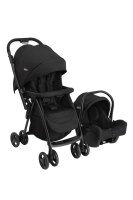 REVAYA DUO - Poussette + SnugLite + Protection pluie - Graco - MIDNIGHT