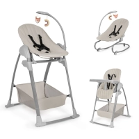 Chaise haute Sit N Relax 3in1 Beige - Beige