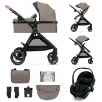 Poussette ESME PRO 3en1 - Kinderkraft - beige