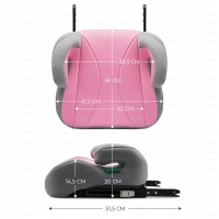 Rehausseur enfant I-BOOST I-Size - Kinderkraft - rose