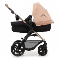 Poussette Trio MOOV 2  (roues EVA) - Kinderkraft - beige