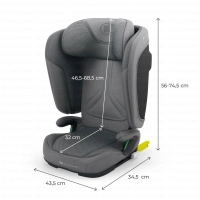 Siège auto UNITY 2 i-Size - Kinderkraft - gris