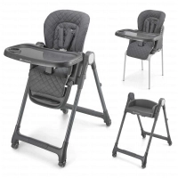 Chaise haute 3-en-1 TULO - Kinderkraft - gris