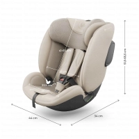Siège auto I-FIX ENDURA SAFE (61-150 cm) - Kinderkraft - beige