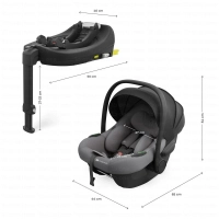 Siège auto I-LITE + base ENDURA SAFE FX - Kinderkraft - gris