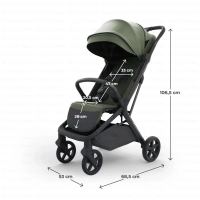 Pousette NUBI 3 - Kinderkraft - vert