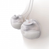 Double tire-lait mains libres GentleFlow - Kinderkraft - rose