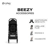 Poussette Compacte et Citadine Beezy 4 - CYBEX - Magic Black