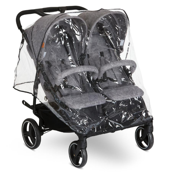 Poussette Double ABC Design Twin Circle + Habillage Pluie