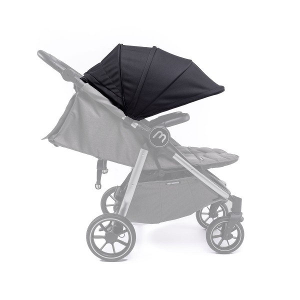 Canopy Poussette Baby Monsters Easy Twin 4 - Noir