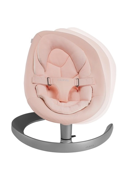 Transat Nuna Leaf Grow + Barre de Jeux - Peach