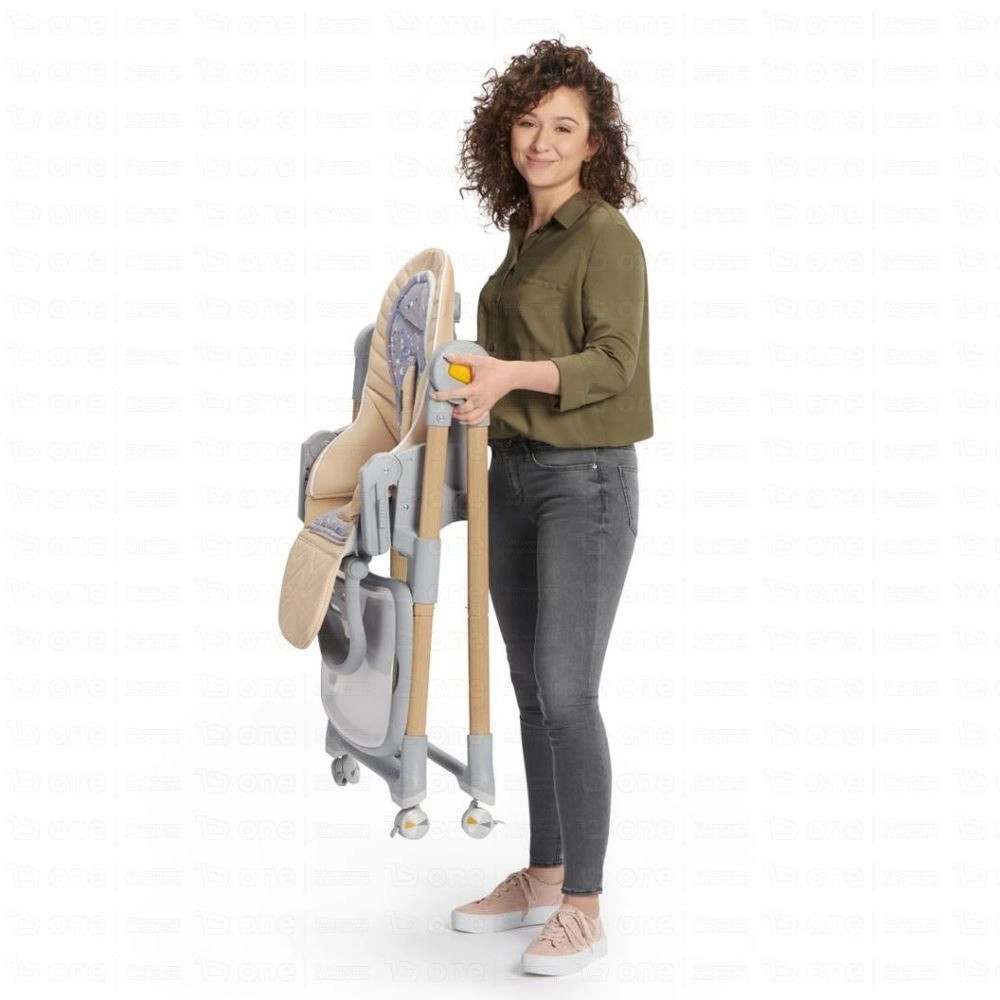 Chaise haute LASTREE - Kinderkraft - gris