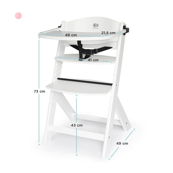 Chaise Haute Kinderkraft Enock - Full White