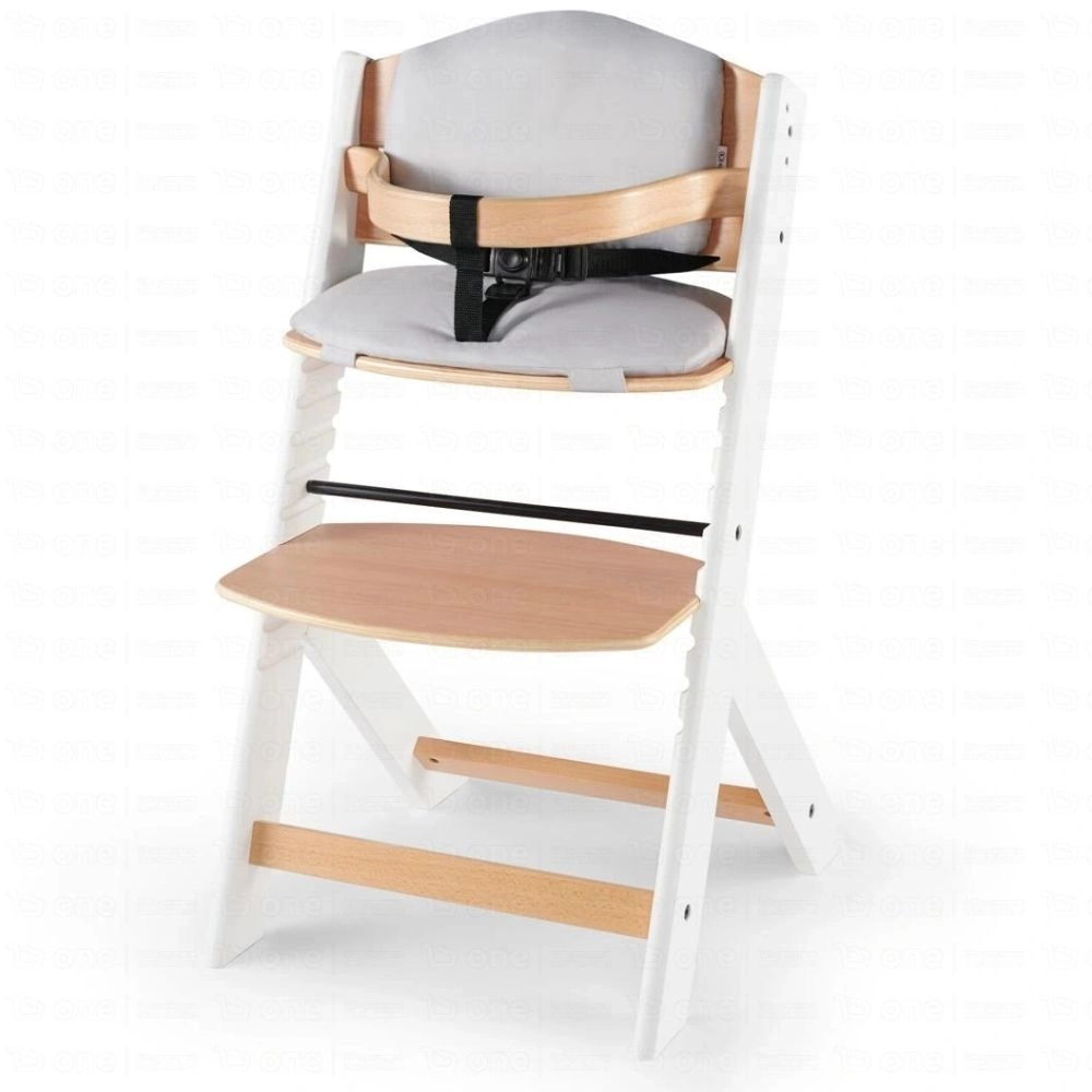 Chaise haute avec coussin ENOCK - Kinderkraft - bois/blanc