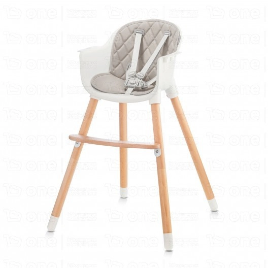 Chaise haute SIENNA - Kinderkraft - gris