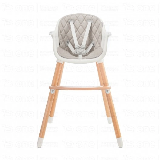 Chaise haute SIENNA - Kinderkraft - gris