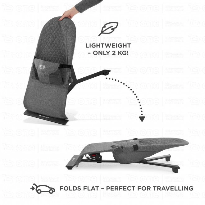 Balancelle Transat Bébé MIMI - Kinderkraft - gris