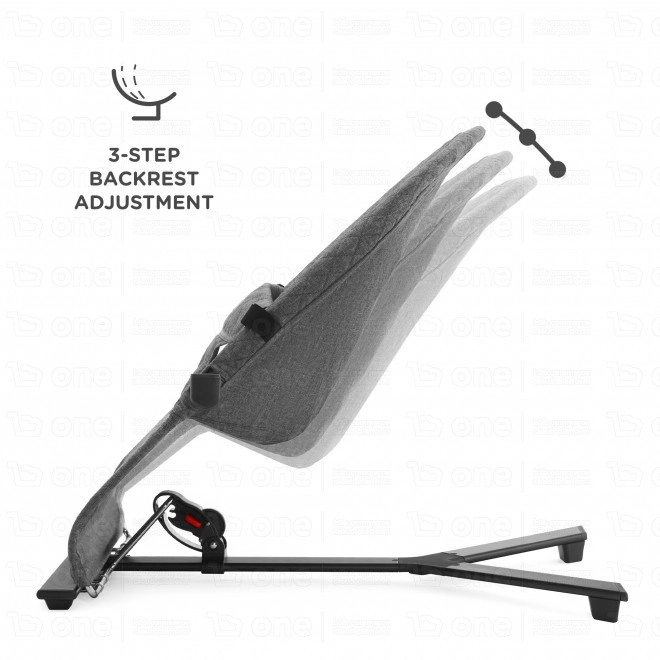 Balancelle Transat Bébé MIMI - Kinderkraft - gris