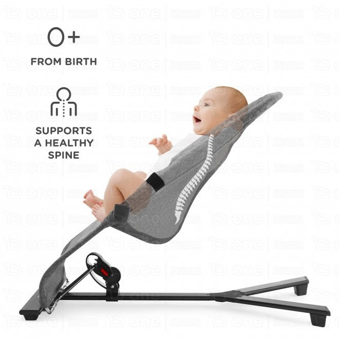 Balancelle Transat Bébé MIMI - Kinderkraft - gris