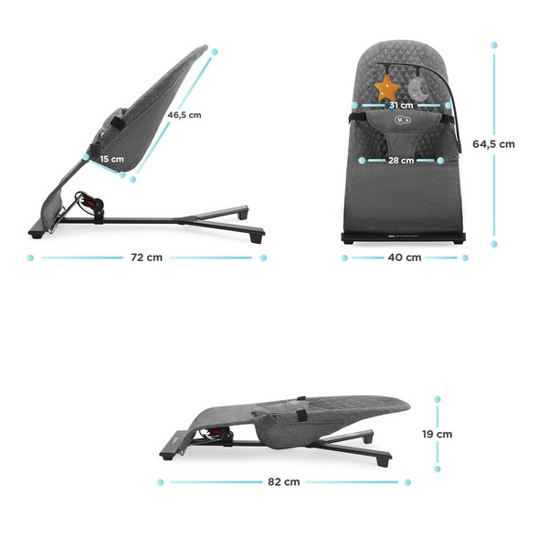 Transat Kinderkraft Mimi - Grey