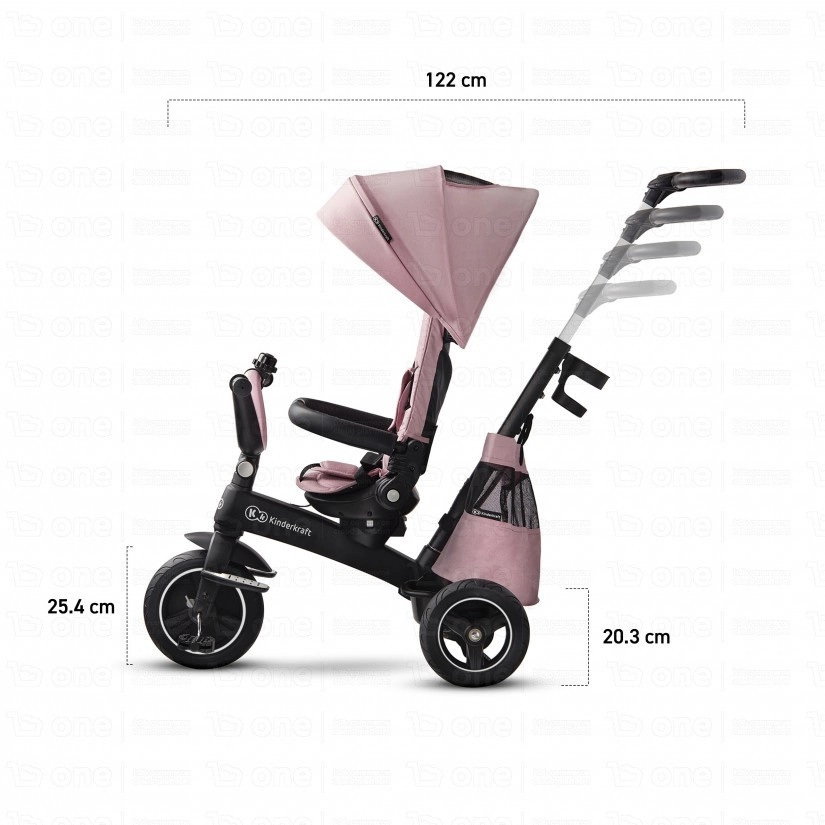 Tricycle EASYTWIST - Kinderkraft - rose