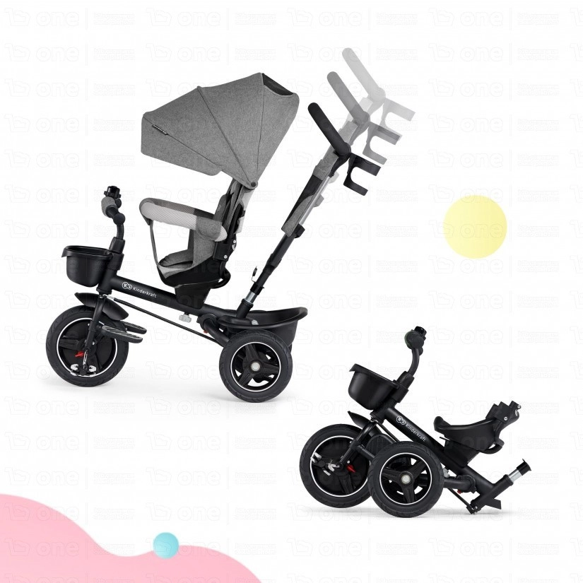 Tricycle SPINSTEP - Kinderkraft - gris