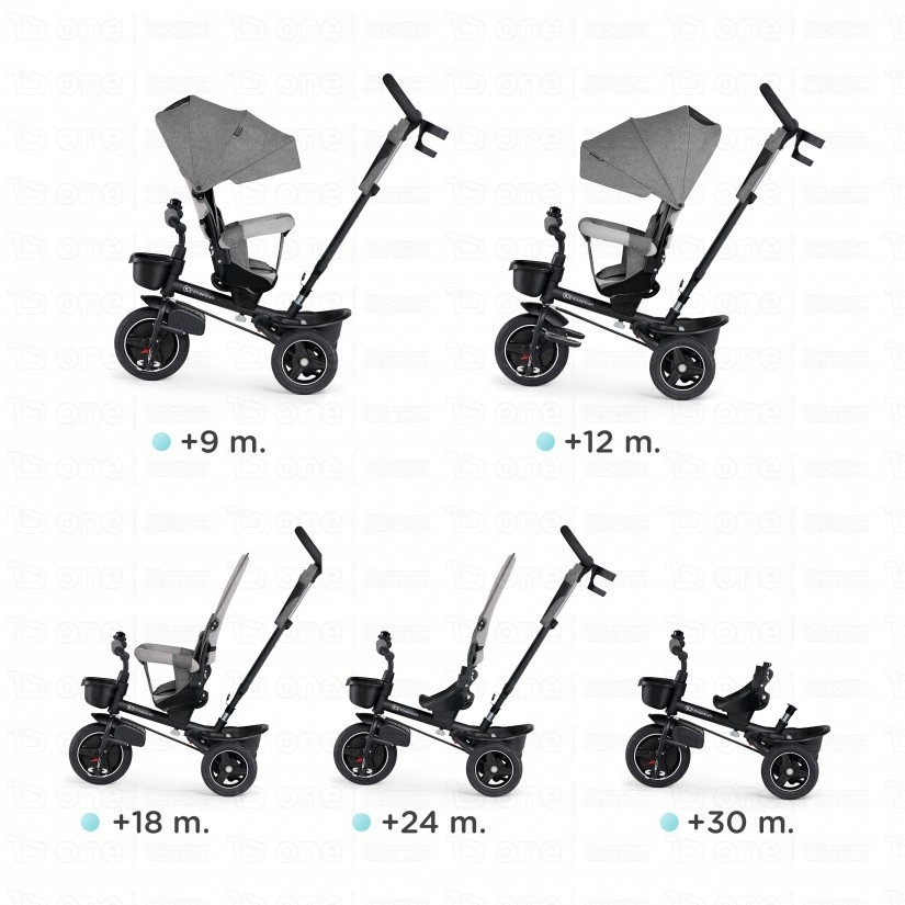 Tricycle SPINSTEP - Kinderkraft - gris