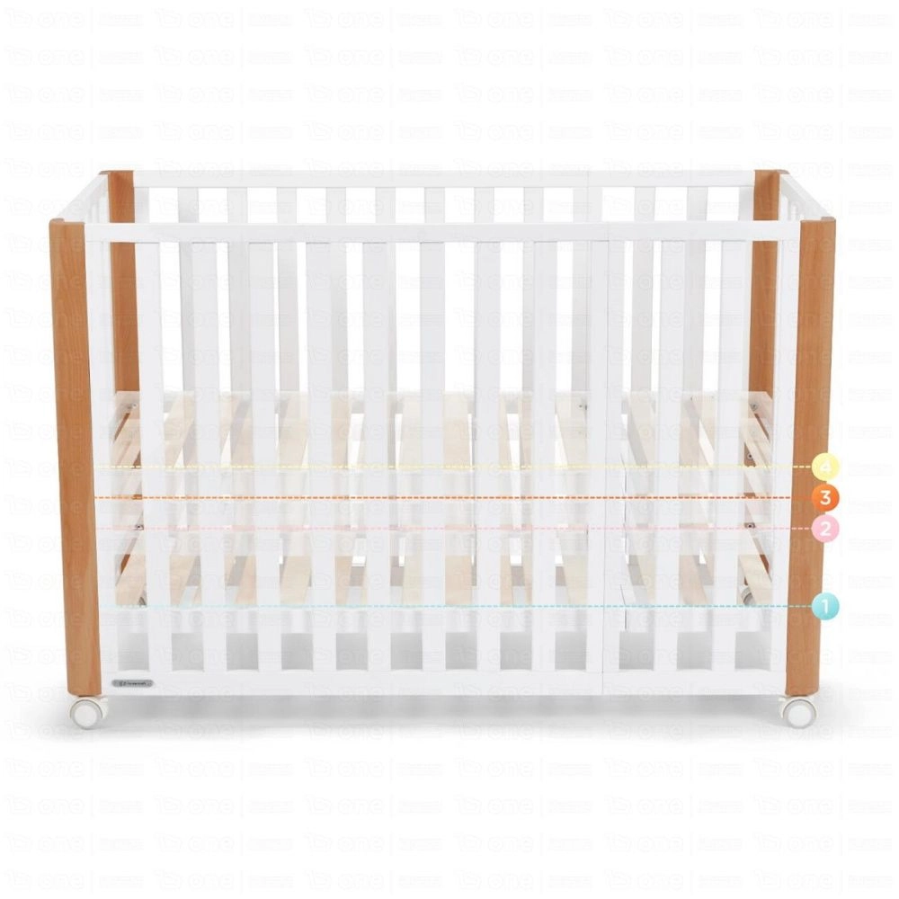 Lit Bébé KOYA - Kinderkraft - bois/blanc