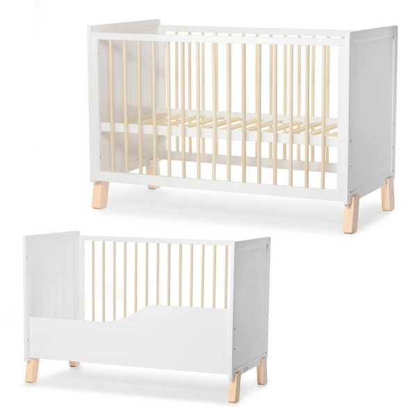 Lit Bébé NICO - Kinderkraft - bois/blanc