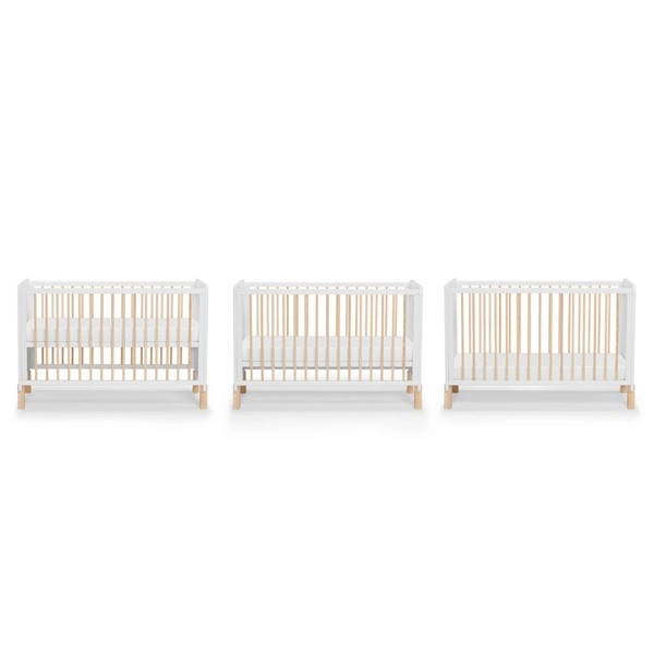 Lit Bébé NICO - Kinderkraft - bois/blanc
