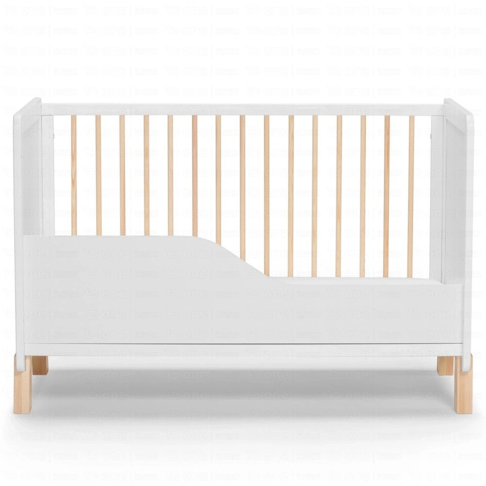 Lit Bébé NICO - Kinderkraft - bois/blanc