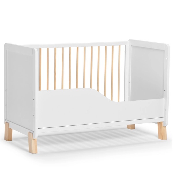Lit Bébé NICO - Kinderkraft - bois/blanc