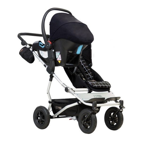 Poussette Double Mountain Buggy Duet V3.2 - Silver