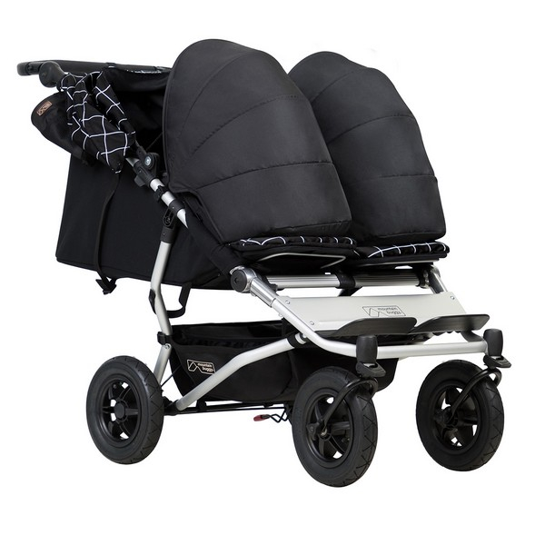 Poussette Double Mountain Buggy Duet V3.2 Luxury Edition - Herringbone