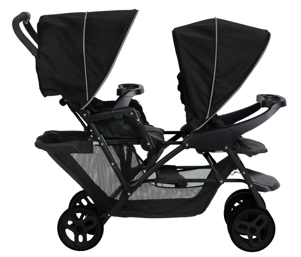 Poussette double Stadium Duo - Graco - BLACK/GREY