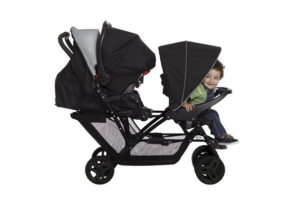 Poussette Double Graco Stadium Duo - Black/Grey
