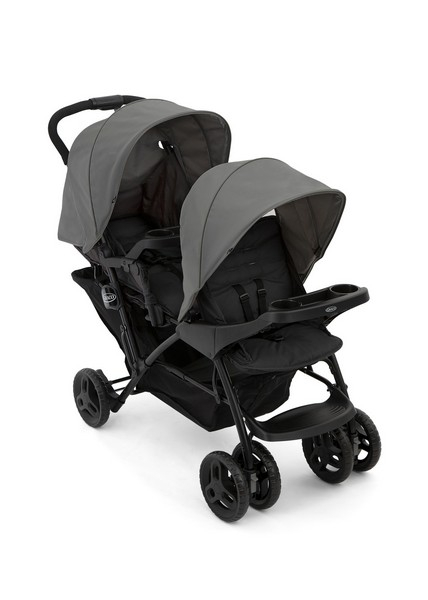 Poussette Double Graco Stadium Duo - Titanium - Univers Poussette