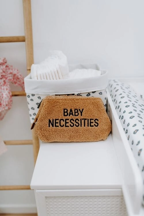 Trousse de Toilette Childhome Baby Necessities - Teddy Beige