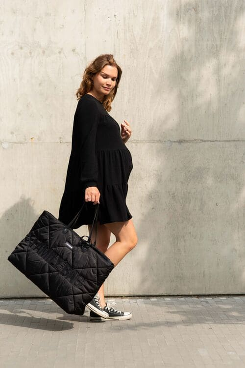 Sac à Langer Childhome Family Bag - Matelasse Black