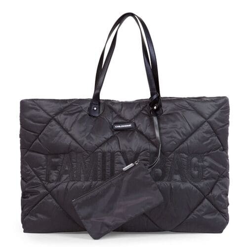 Sac à Langer Childhome Family Bag - Matelasse Black