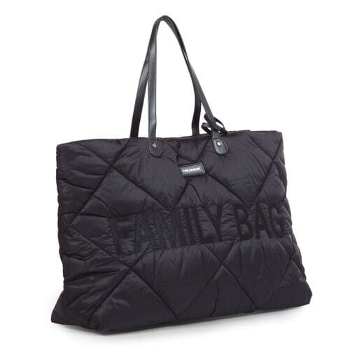 Sac à Langer Childhome Family Bag - Matelasse Black