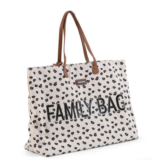 Sac à Langer Childhome Family Bag - Canvas Léopard