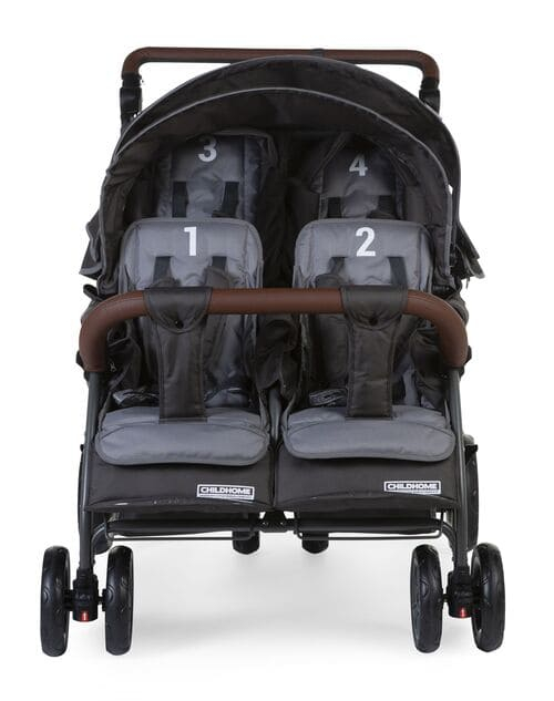 Poussette 4 Places Childhome Quadruple - Anthracite